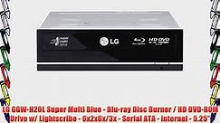 LG GGW-H20L Super Multi Blue - Blu-ray Disc Burner / HD DVD-ROM Drive w/ Lightscribe - 6x2x6x/3x