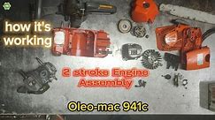 2 Stroke Engine Assembly / Oleo mac 941 chainsaw #chainsaw