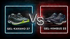Сравнение кроссовок Asics: GEL-Kayano 27 vs GEL-Nimbus 23 | TopRun