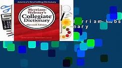 [NEW RELEASES]  Merriam-Webster's Collegiate Dictionary