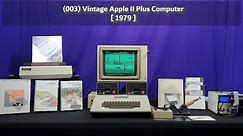 (003) Vintage Apple II Plus Computer [ 1979 ]