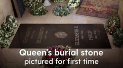Picture of Queen’s ledger stone released ahead of chapel opening to public