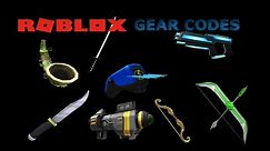 Roblox gear codes