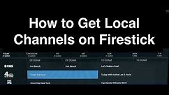 How to Get Local Channels on Firestick