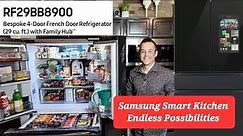 New Samsung Bespoke 4 door French Smart Refrigerator With FamilyHub 6.0 Review