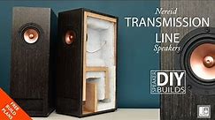 Transmission Line Speakers - DIY Nereid T/L Speaker Build. 4" Markaudio Pluvia 7.2HD Full Range