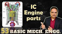 IC engine parts, Components of IC engine, Elements of IC Engine #ICEngine