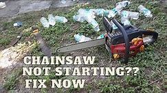 How To Fix a Homelite chainsaw that won't start