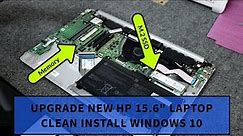 How to Upgrade M.2 SSD & Memory in HP 15.6" Laptop