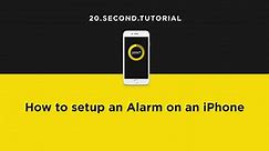 Set Alarm on an iPhone | Apple iPhone Tutorial #11