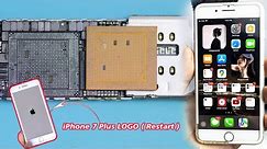 Fixing iPhone 7 Plus LOGO Restart Issue CPU Reballing