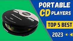Top 5 Best Portable CD Players Of 2023 || Portable CD Player Review