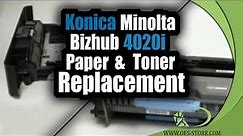 Konica Minolta Bizhub 4020i Paper and Toner Replacement