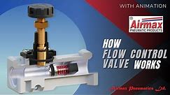 How Pneumatic Flow Control Valve Works | FCV | Airmax Pneumatics LTD.