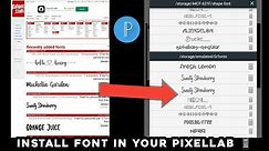 How to Download And Install Fonts In PixelLab | Step By Step Tutorial