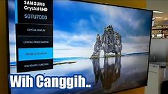 Review SAMSUNG 50" TU7000 LED Smart TV Crystal UHD/4K