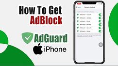 How to installation adguard and adblock in IOS / iphone 📲 #iphone #nigeria #tutorials