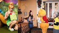 Gifts on Christmas Day at Disney World. Tinker Bell Cries, Pooh is overwhelmed. Watch until the End!