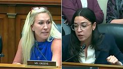 ‘I’m not apologizing’: Marjorie Taylor Greene clashes with Ocasio-Cortez as hearing devolves into chaos