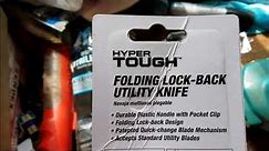 The Hyper Tough Folding Lock Blade Utility Knife