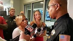 Director Rallings briefed local news media today at City Council meeting concerning the city's crime stats.
