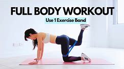 12 MIN FULL BODY WORKOUT with RESISTANCE BAND at home exercises
