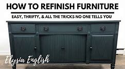 How to Refinish Furniture | Painting Furniture | Restoring Furniture
