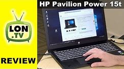 HP Pavilion Power Gaming Laptop 15t Review - 2017 Low Cost with GTX 1050 !