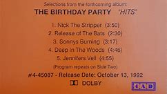 The Birthday Party - "Hits"