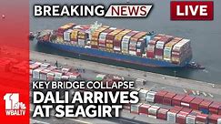 LIVE from SkyTeam 11: The Dali container ship makes its way to Seagirt Marine Terminal- wbaltv.com