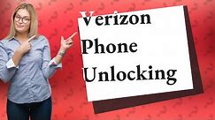 What is the code to unlock a Verizon phone?