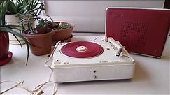 PHILIPS TUBE RECORD PLAYER AG 4456 F (1961) | TUBE TURNTABLE