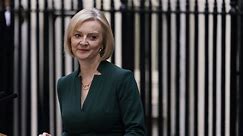 British Prime Minister Liz Truss leaves office