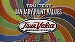 True Value Hardware Stores - "Tru-Test January Paint Value Days" (Commercial, 1978)