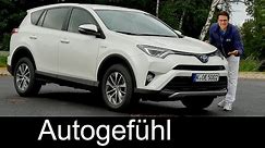 Toyota RAV4 Hybrid FULL REVIEW test driven Facelift 2016 - Autogefühl