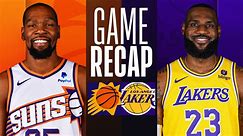 Game Recap: Suns 123, Lakers 100