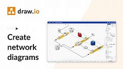 Create infrastructure and network diagrams quickly and easily in draw.io