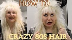 the ULTIMATE 80s hair tutorial