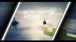How To Actually TELLY BRIDGE [TUTORIAL] Tips + Tricks