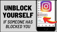 How to Unblock Yourself On Instagram If Someone Has Blocked You 2024 [100% WORKING]
