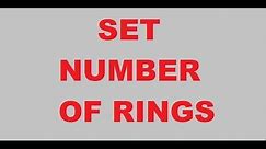 number of rings for iphone