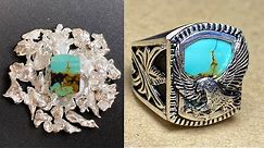 custom made ring for men - handmade eagle ring