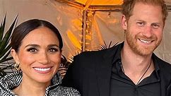 Prince Harry and Meghan Markle at California fundraiser