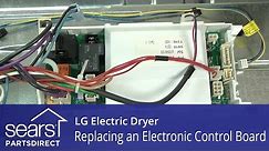 How to Replace an LG Electric Dryer Electronic Control Board