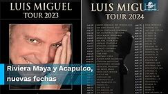 Luis Miguel extiende tour hasta 2024 y abre dos fechas más en México