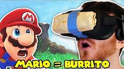 The History of Mario Games, but explained with burritos