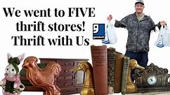 Thrift With Us At FIVE Thrift Stores - Goodwill Cottage Decor Haul