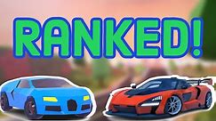(OLD) Every Supercar Ranked! | Roblox Jailbreak