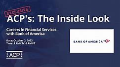 Careers in Financial Services with Bank of America