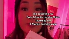 obsessed 🫶 snag your Free T-Mobile Holiday Glass in the #TMobileTuesdays app! 📲